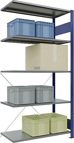 Actual product image eurokraft pro Boltless shelving, single row