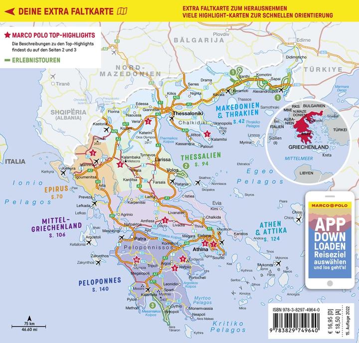 Actual product image Reiseführer Griechenland Festland (German, Klaus Bötig, 2022)