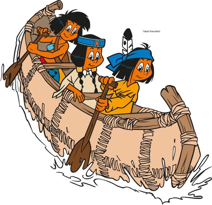 Image du produit Yakari Balade en canoë (118 x 114 cm)