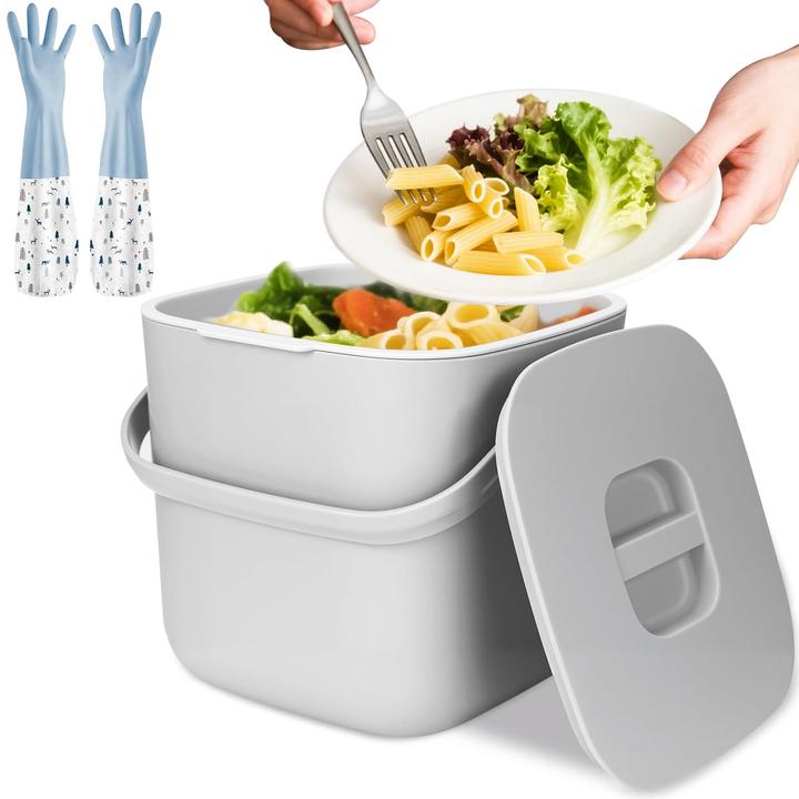 Produktbild Zusuzu Geruchsdichter Biomülleimer mit Inneneinsatz