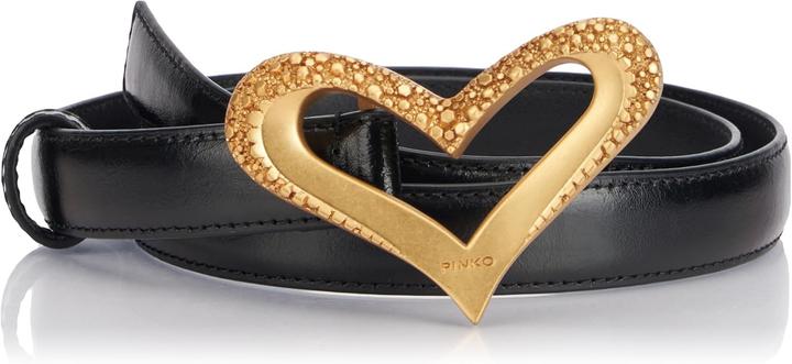 Pinko Love Heart cintura in pelle vintage (M)