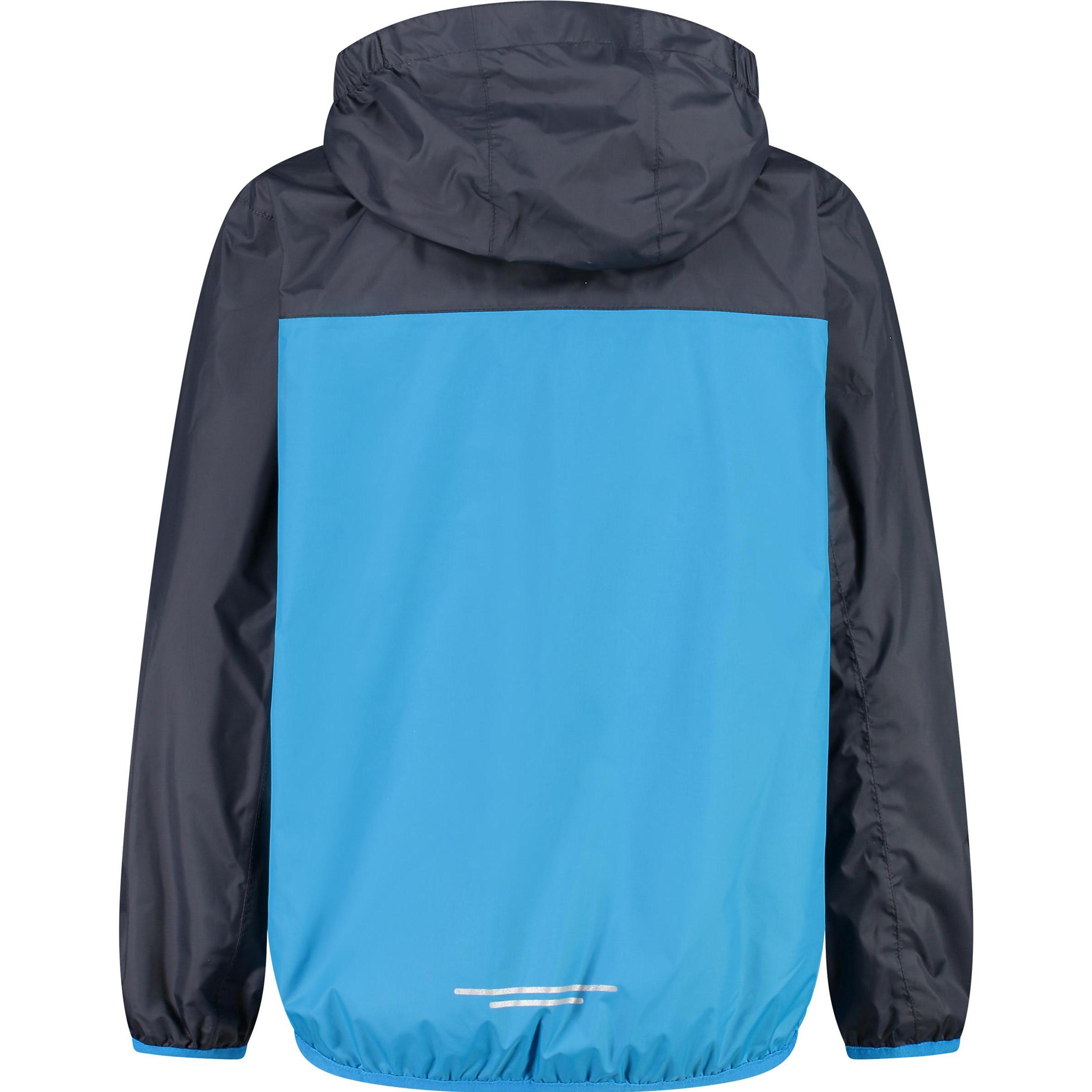 Thumbnail - CMP Campagnolo, Unisex, Jacke, Hoodie Rain (164), Blau, 164
