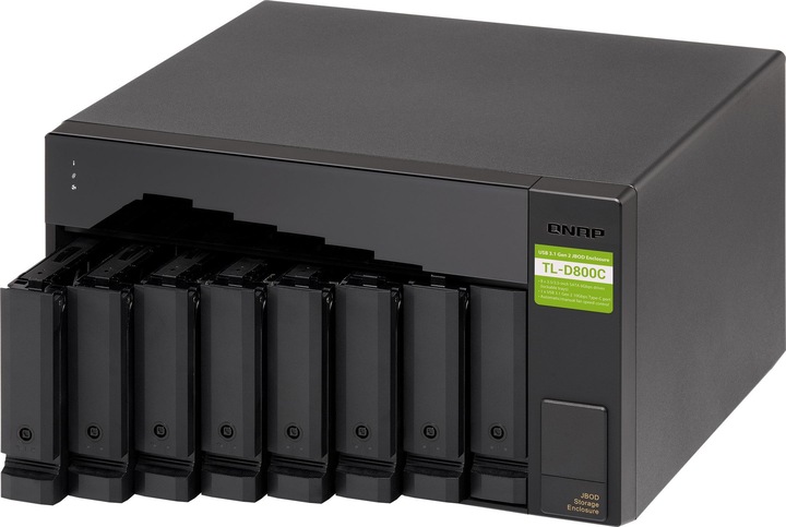 Actual product image QNAP TL-D800C Expansion Unit