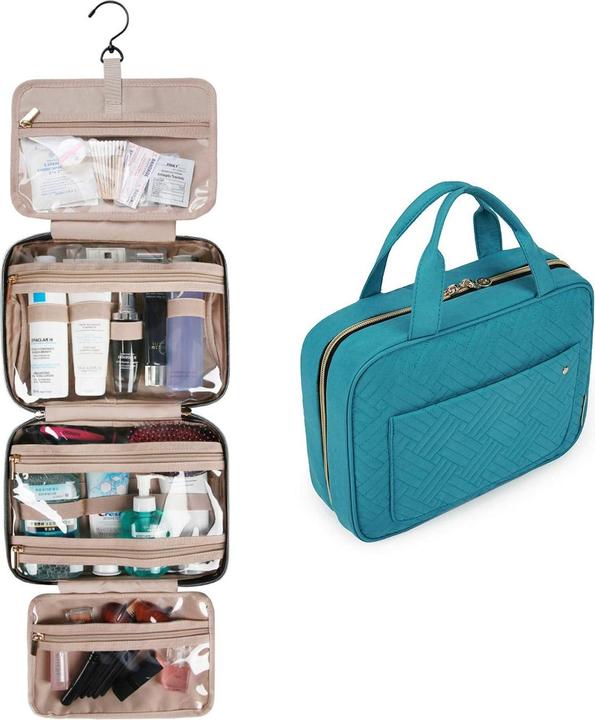 Actual product image Only-Bags.Store Hanging toiletry bag Toiletry bag Cosmetic bag Transparent Travel for make-up, toiletries