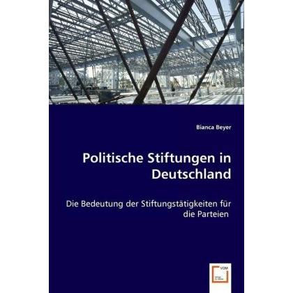 Politische Stiftungen in Deutschland, Sachbücher