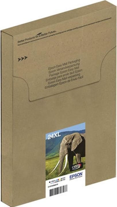 Actual product image Epson Ink Cart/24XL Elphnt BK/CY/MG/YL/LCY/LMG (M, C, Y, FC, LC, LM)