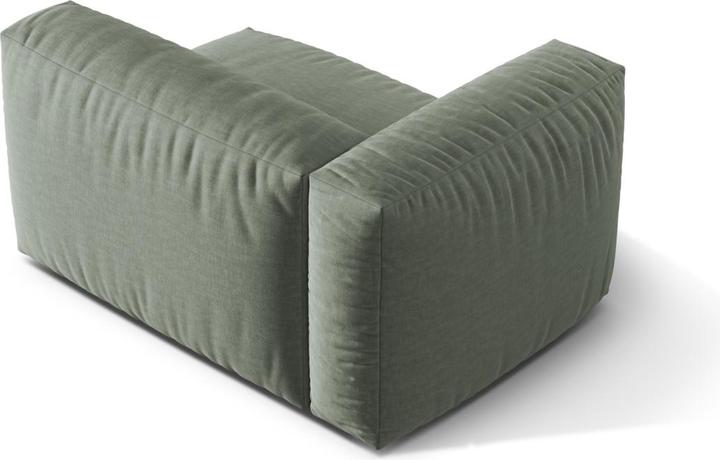 Image du produit Micadoni Chauffeuse Gauche, "Martina", 1 Place, 121x106x75 Fabriqué en Europe (1 place, Canapé modulaire)