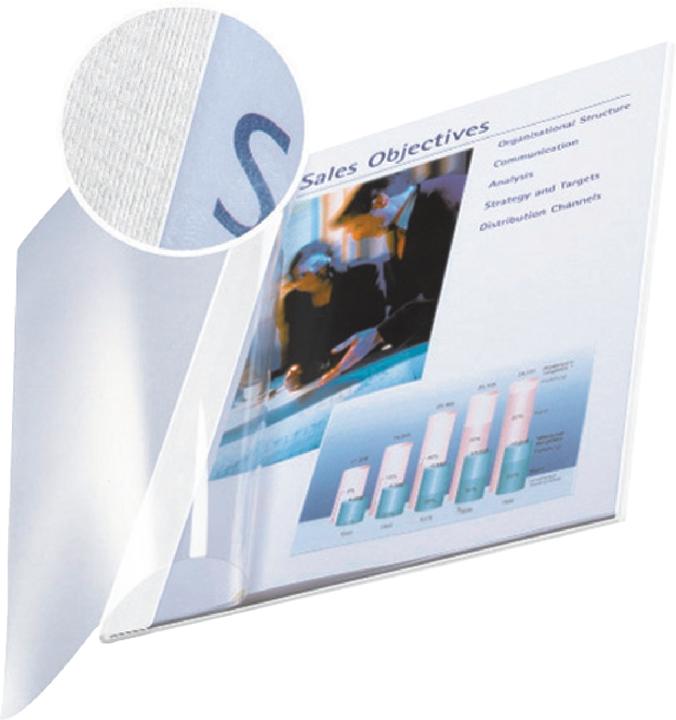 Produktbild Leitz impressBIND Mappen Soft Cover A4 10 Stk. - 7 mm, weiss (A4, 10x)