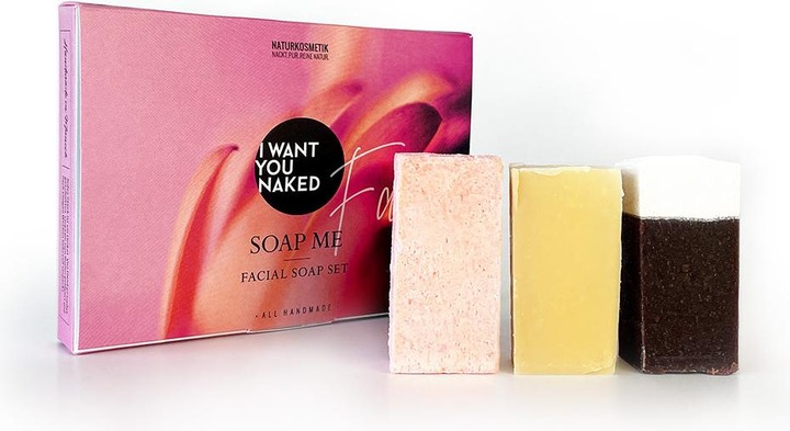 Image du produit I want you naked SOAP ME Face - Set de savons pour le visage (Set soin du visage)