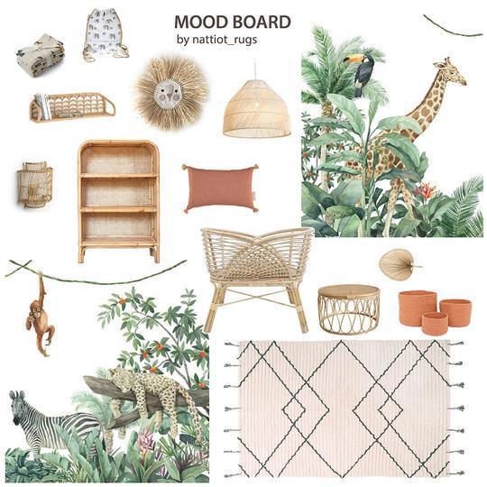 Image du produit Nattiot Tapis Viktor Chocolate (135 x 190 cm)