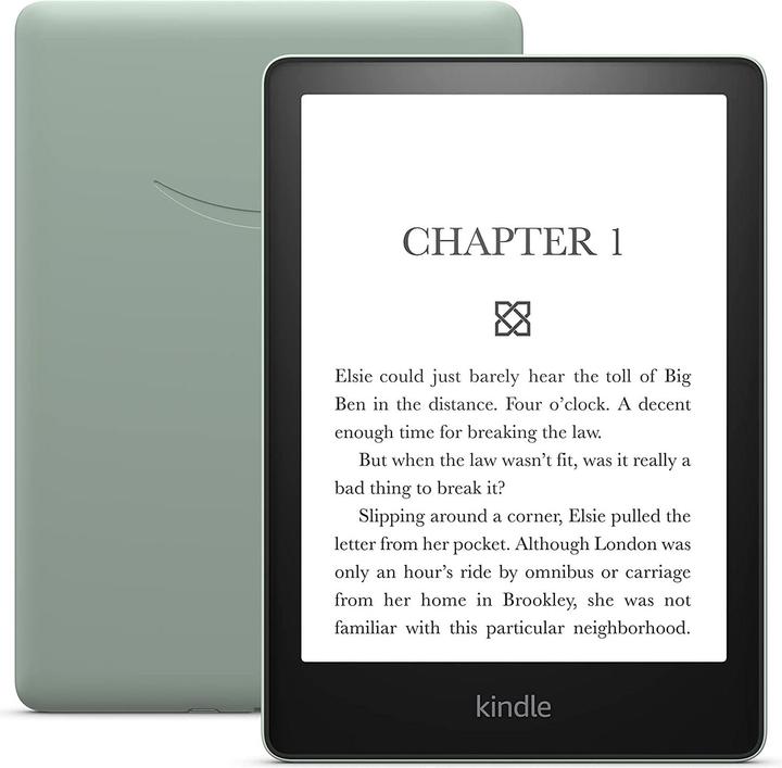 Image du produit Amazon Kindle Paperwhite (2021) eReader (6.80", 16 Go, Dites Vert)