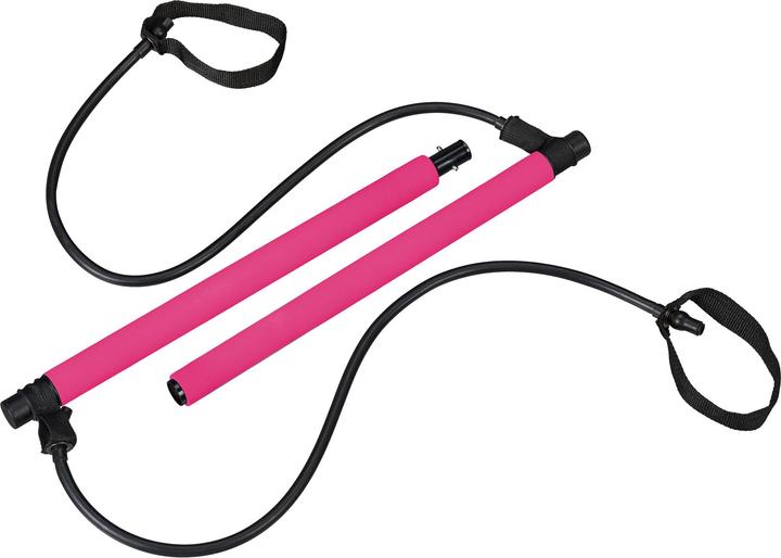 Productafbeelding Relaxdays Bâton de Pilates + bandes de résistance