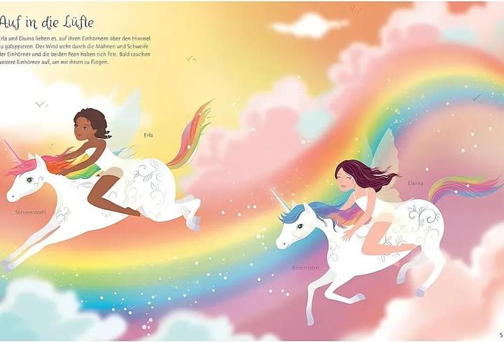 Actual product image My Dress-up Doll Sticker Book: Rainbow Unicorns