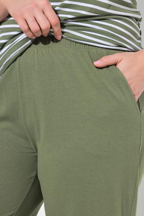 Produktbild Ulla Popken Pyjama, Ringel, Rundhals, Halbarm (54)