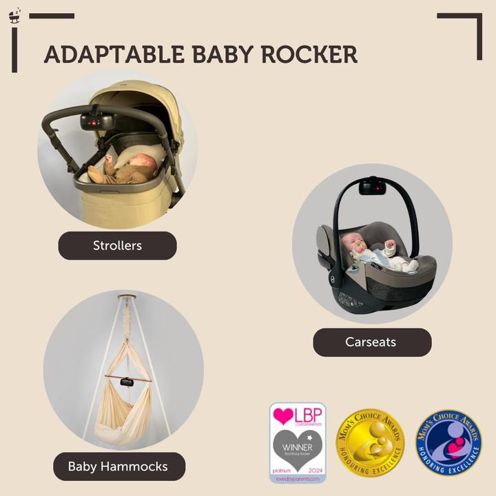 Actual product image ZaZu Kinderwagenschaukler - Baby Rocker