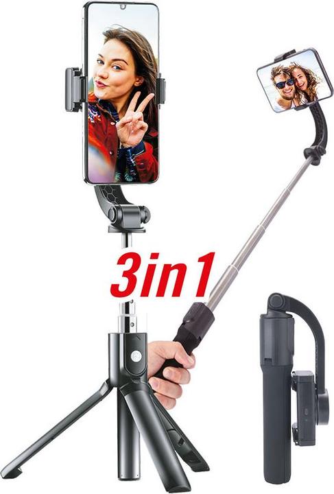 Produktbild Easypix GoXtreme GS1 1-AXIS Selfie Gimbal für Smartphone (Actionkamera, Smartphone, 0.30 kg)