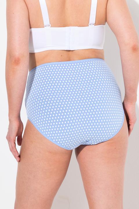 Produktbild Ulla Popken Maxislips, 5er-Pack, Punkte/einfarbig (42, 44)
