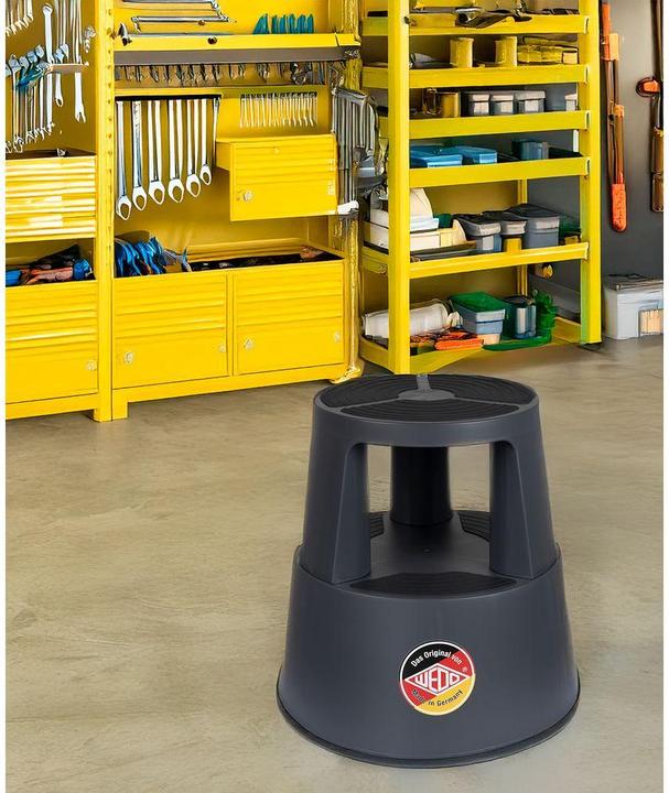 Produktbild Wedo Rollhocker SuperStep grau Kunststoff