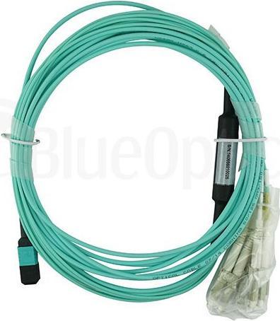 Produktbild BlueOptics 00FM413 kompatibles MPO-4xLC OM3 Patchkabel 3 Meter (3 m)