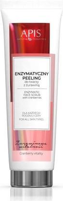 Apis Natural Cosmetics Apis Cranberry Vitality Enzymatic Facial Scrub With Cranberries 100Ml (Reinigungsmilch, 100 ml)