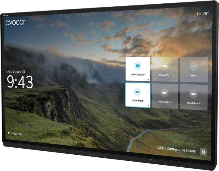 Produktbild Avocor AVG-7560 G-60 S GlasLED Int Disp (3840 x 2160 Pixel, 75")