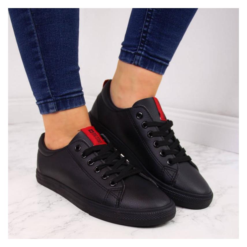 Big Star, Vrouwen, Sneakers, Schoenen DD274687 - 37, Zwart, (37)