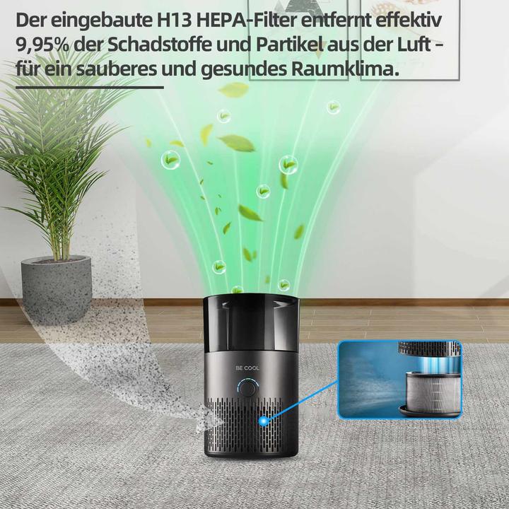 Image du produit Be Cool Humidificateurs et purificateurs d'air avec filtre Hepa 13 (50 m²)