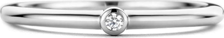 Actual product image Ti Sento Milano Ring with cubic zirconia 12249ZI (56, 925 Silver)