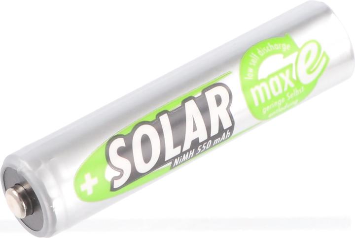 Produktbild Ansmann NiMH HR03 Sol (2 Stk., AAA, 550.55 mAh, Ladegerät inkl. Akku)