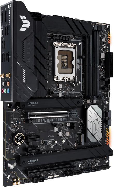 Produktbild ASUS TUF H670-PRO GAMING D4 (LGA 1700, Intel H670, ATX)