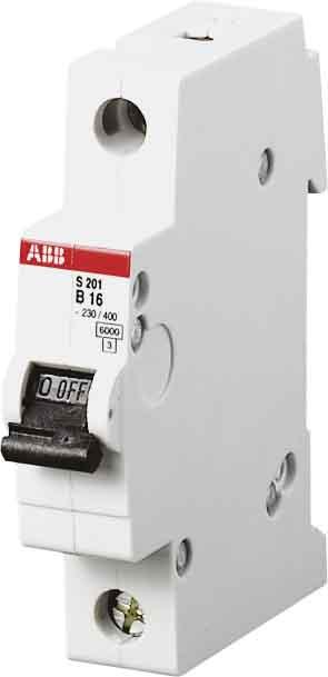 Actual product image ABB Circuit breaker B16A pro M compact 1-pole