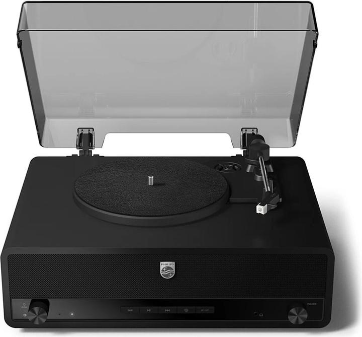 Philips TPV TAV3000B/10 Plattenspieler (Bluetooth, Aux-Ausgang, Audioeingang, Kopfhörerausgang)