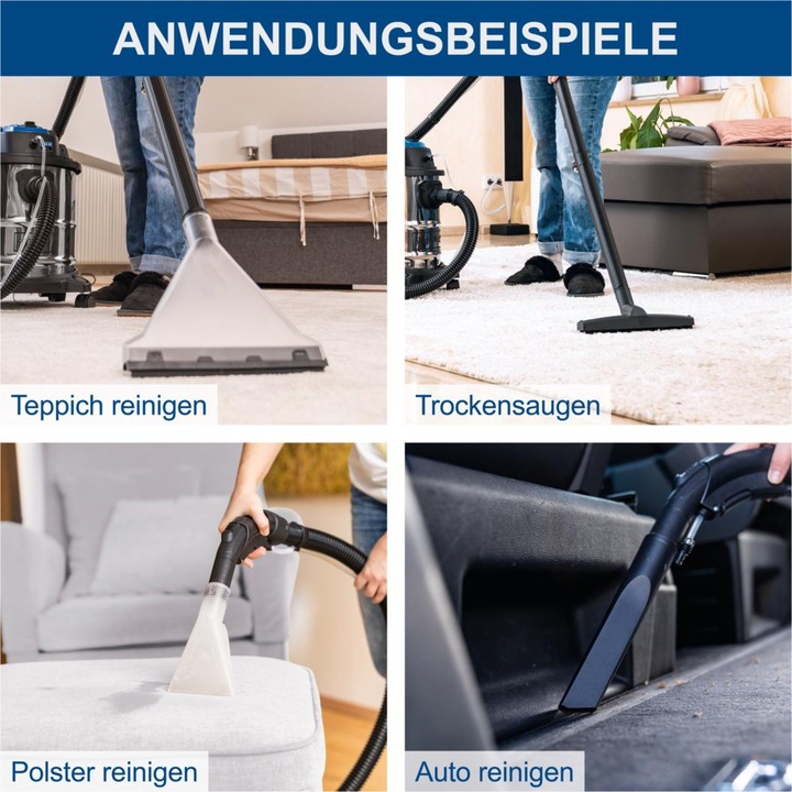 Immagine prodotto Scheppach Aspirapolvere spray e lavaggio SprayVac20 (Aspirapolvere a umido e a secco)