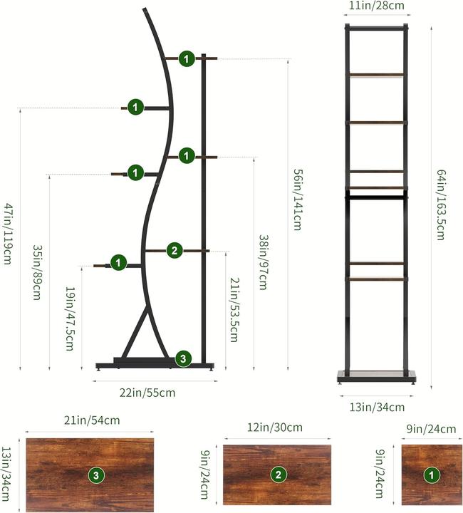 Produktbild Ribelli 7-stufiger Pflanzenständer