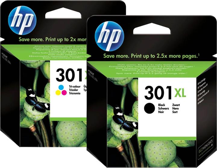 Produktbild HP Original 301XL SET Multipack / Set mit allen vier Farben (BK, C, M, Y)