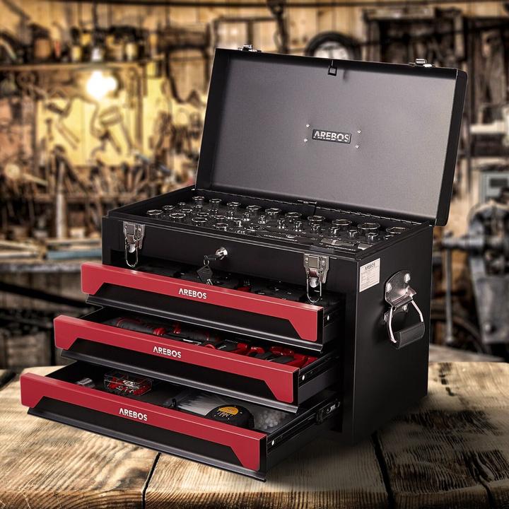 Actual product image Arebos Toolbox (172 pieces)