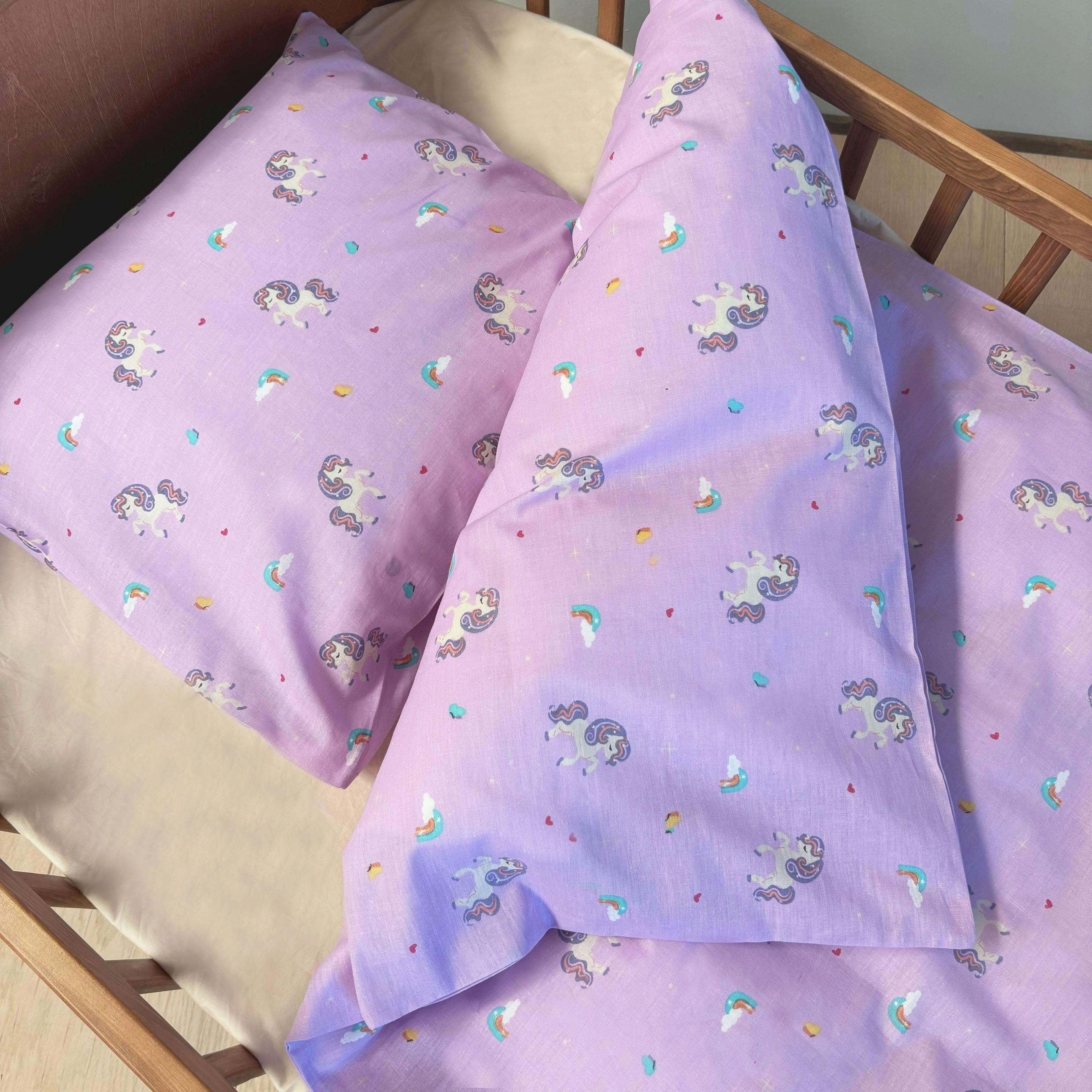 By Mats, Biancheria da letto bambini, - Bed linen Junior size 100x140 Unicorn