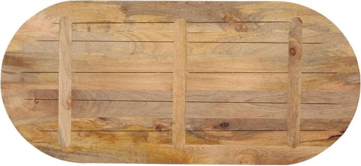 Produktbild VidaXL Tischplatte Holzplatte Massivholzplatte 120x60x2,5cm Oval Mangoholz