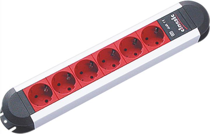 Produktbild Bachmann Steckdosenleiste PRIMO CLASSIC ALU, EDV (6x, CEE 7/3, 1.75 m)