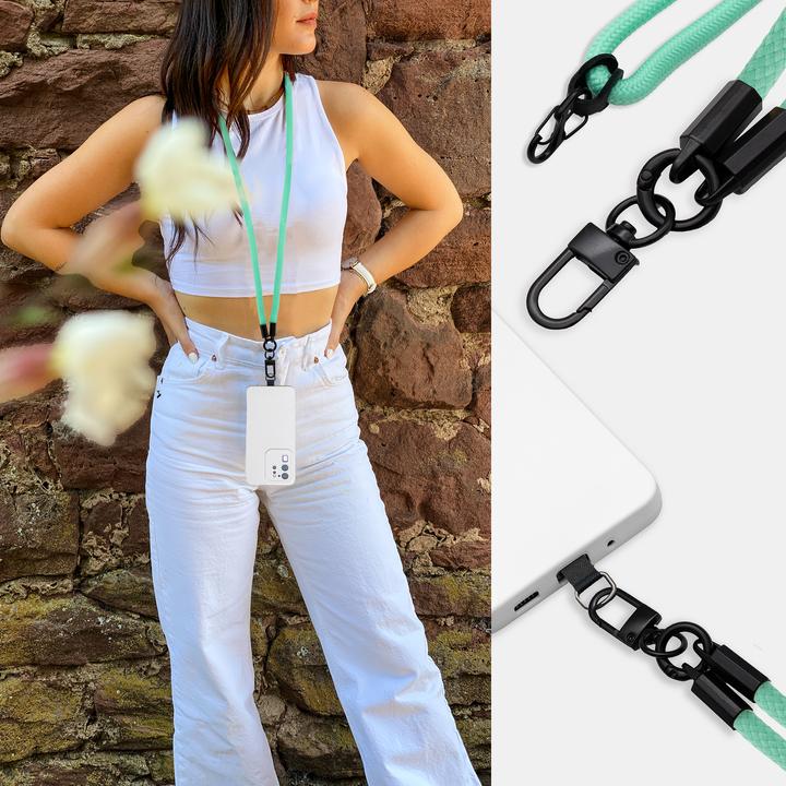 Actual product image Cadorabo Chain case for Huawei G8 MINI / Enjoy 5S necklace cover adjustable