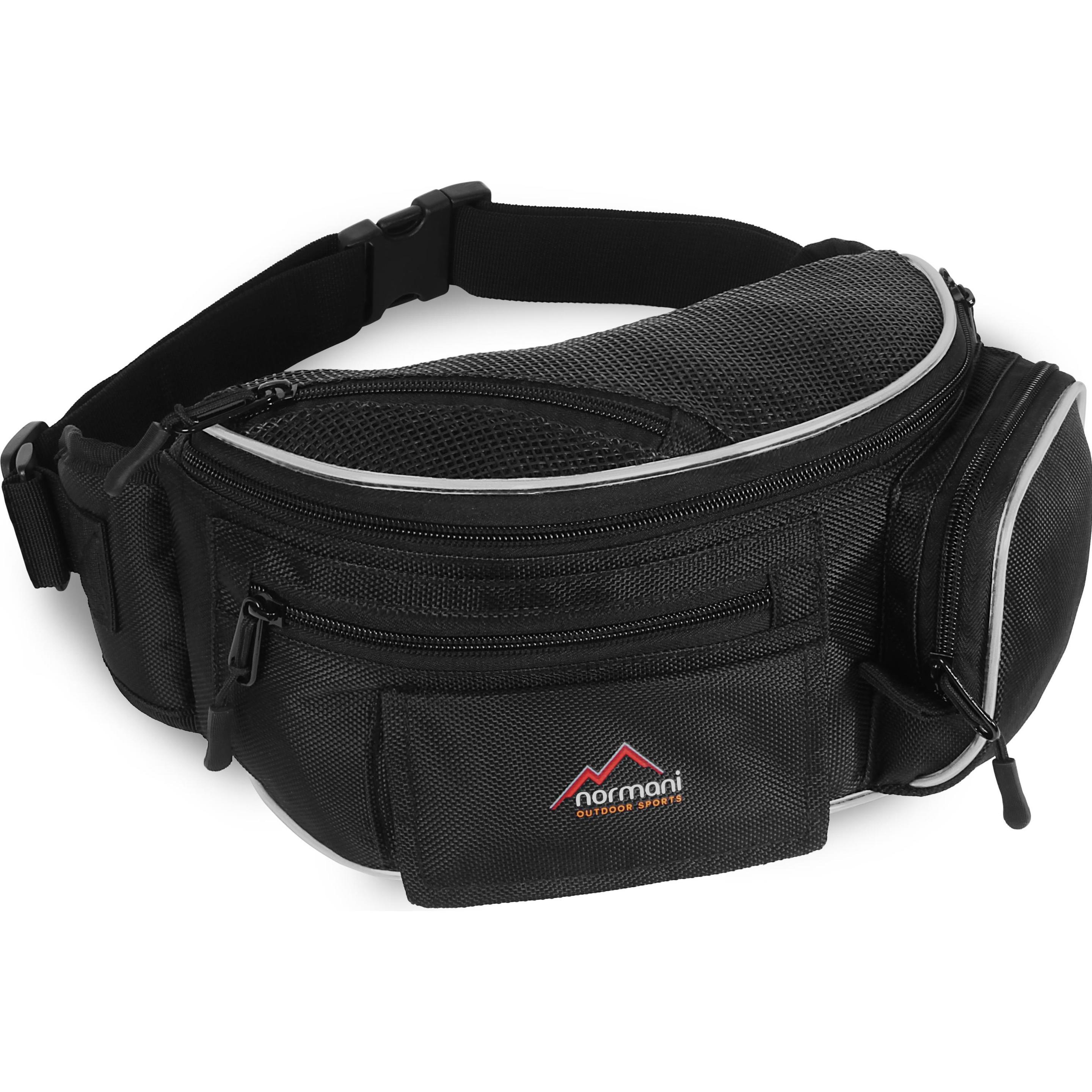Normani, Bauchtasche, Gürteltasche 3 l Cross Touring Bag - 461, Schwarz