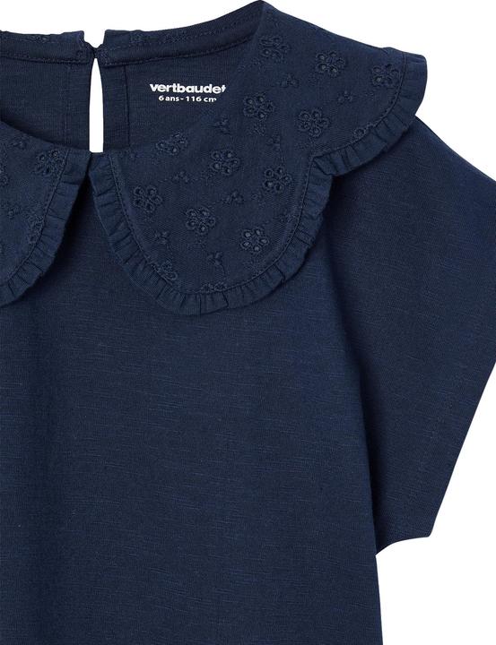 Produktbild Vertbaudet Mädchen T-Shirt mit besticktem Kragen (86)