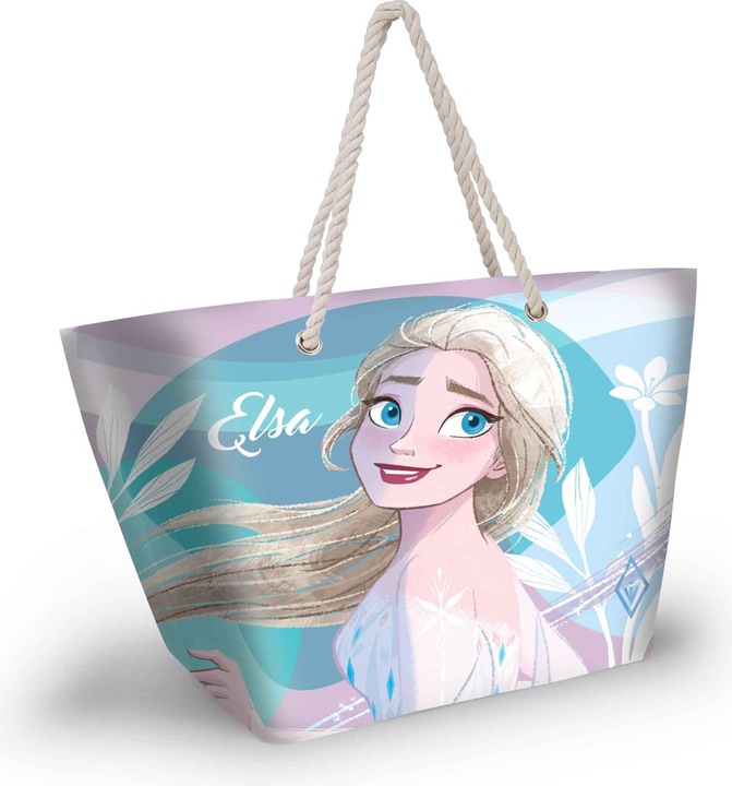 Produktbild Karactermania Die Eiskönigin 2 (Frozen 2) Summer-Soleil Strandtasche, Blau, 52 x 37 cm