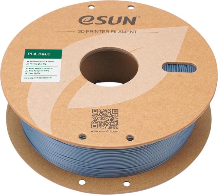 Immagine prodotto eSUN PLA BASIC 1,75mm GREY 1kg (PLA, 1.75 mm, 1000 g, Grigio)
