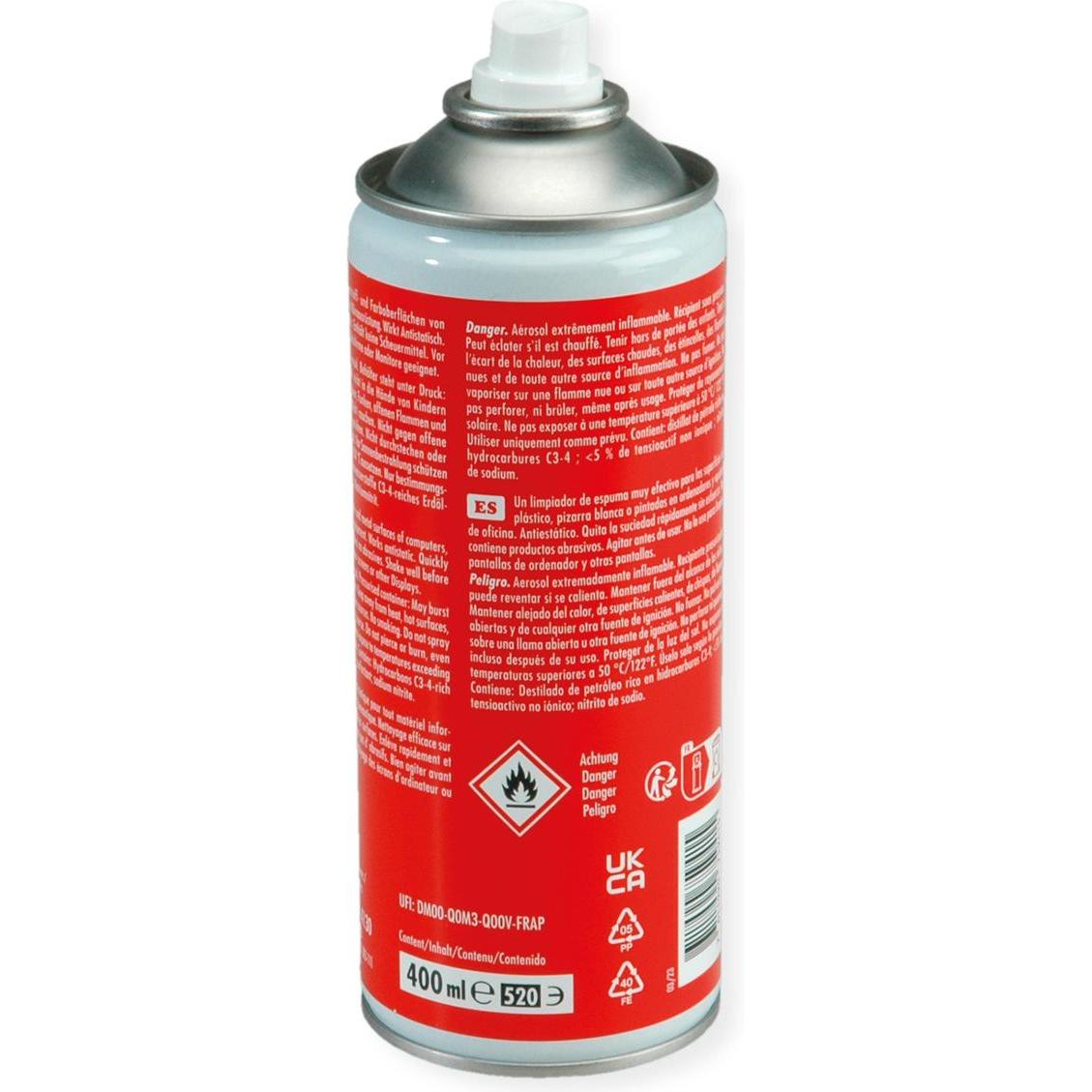 Roline, Pulizia PC + periferiche, detergente antistatico in schiuma