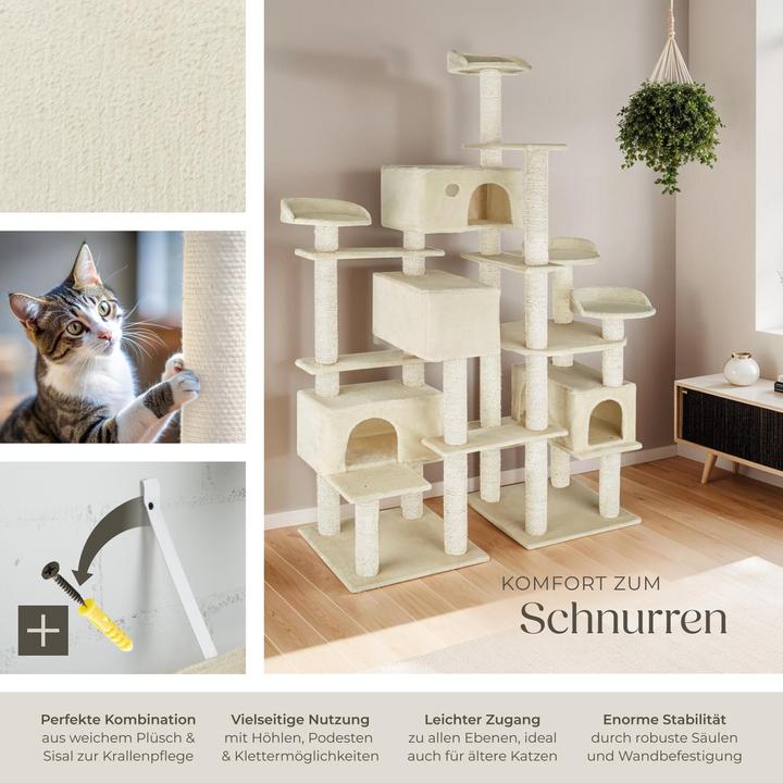 Produktbild tectake Entissar (214 cm, Beige)