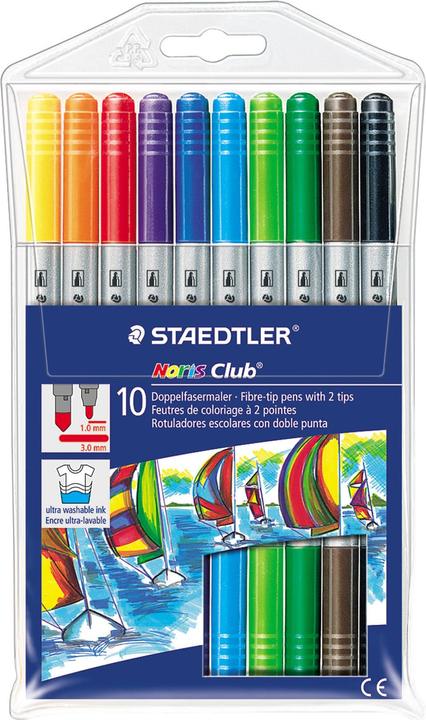 Produktbild Staedtler Faserschreiberetui 10ST Noris sortiert (Mehrfarbig, 10 x)
