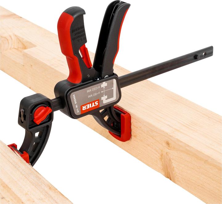 Actual product image Stier One-handed clamp 150 mm clamping width 80 mm throat depth (150 mm)