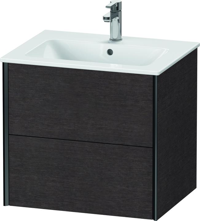 Actual product image Duravit XViu 4125 Vanity unit wall-mounted, 2 drawers, for vanity unit Me by Starck 233663, 610x480 (61 x 48 x 56 cm)
