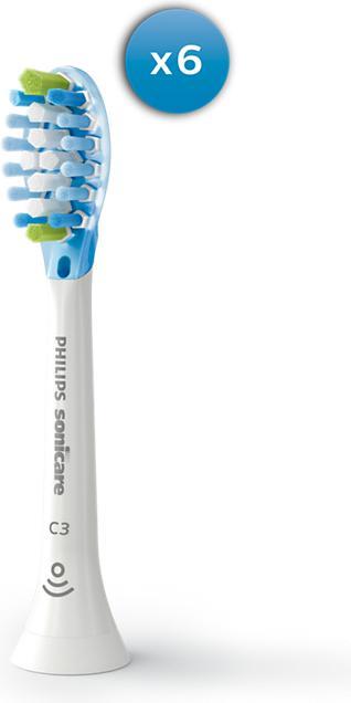 Actual product image Philips Sonicare Sonicare C3 Premium Plaque Defence Genuine Replacement Toothbrush (6 x)